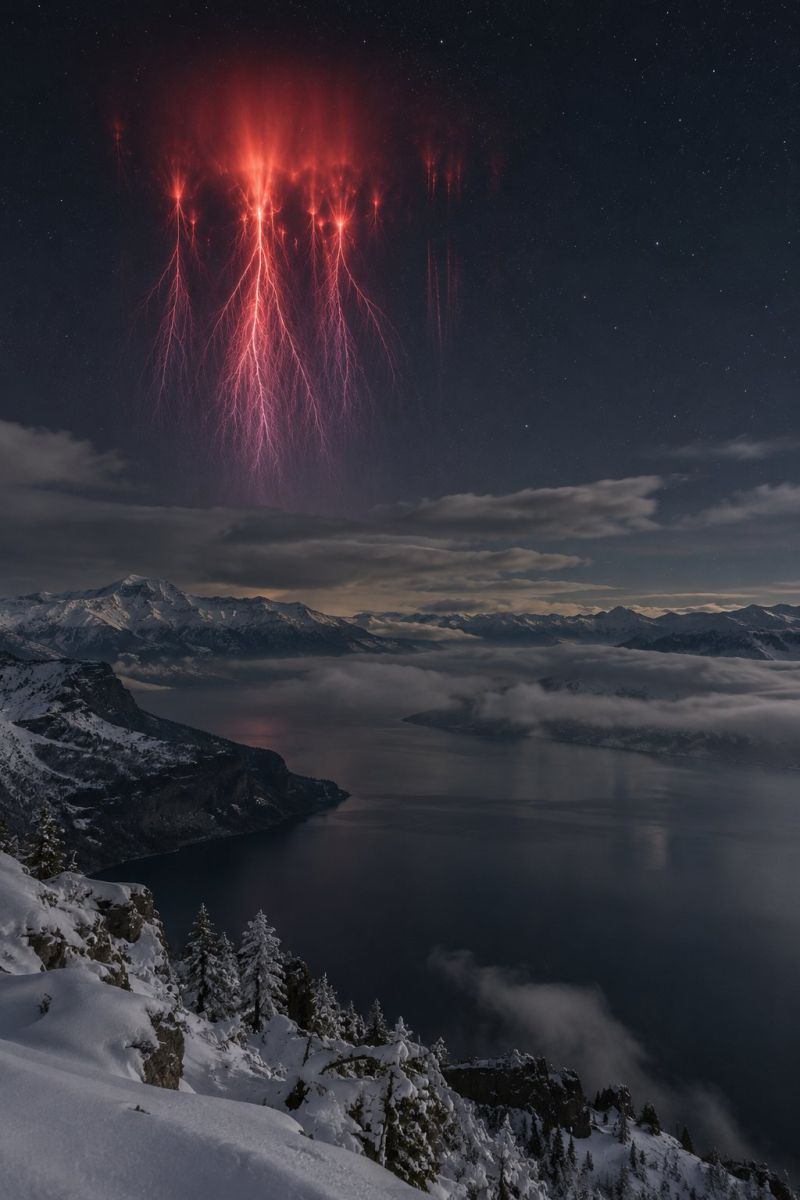 Meduse rouge dessus leman enneige image picture accurate picture amazing demonstrating the mischiefs wild of human activities on la meduse rouge dessus leman enneige
