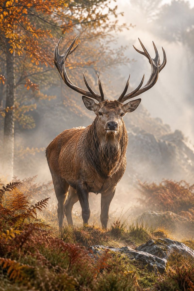Cerf rouge brume automnale image picture accurate picture amazing demonstrating the mischiefs wild of human activities on la cerf rouge brume automnale
