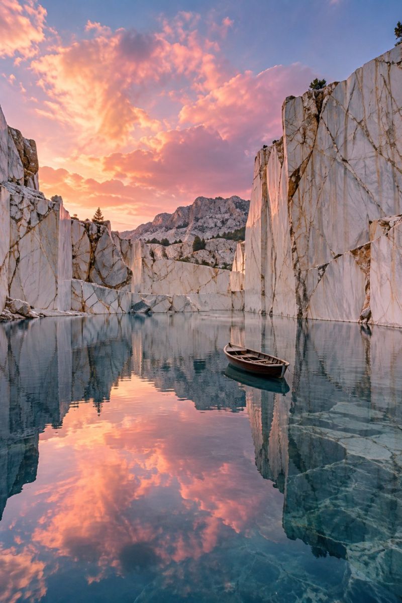 Reflets roses carriere image picture photograph accurate picture amazing demonstrating the mischiefs wild of human activities on la reflets roses carriere