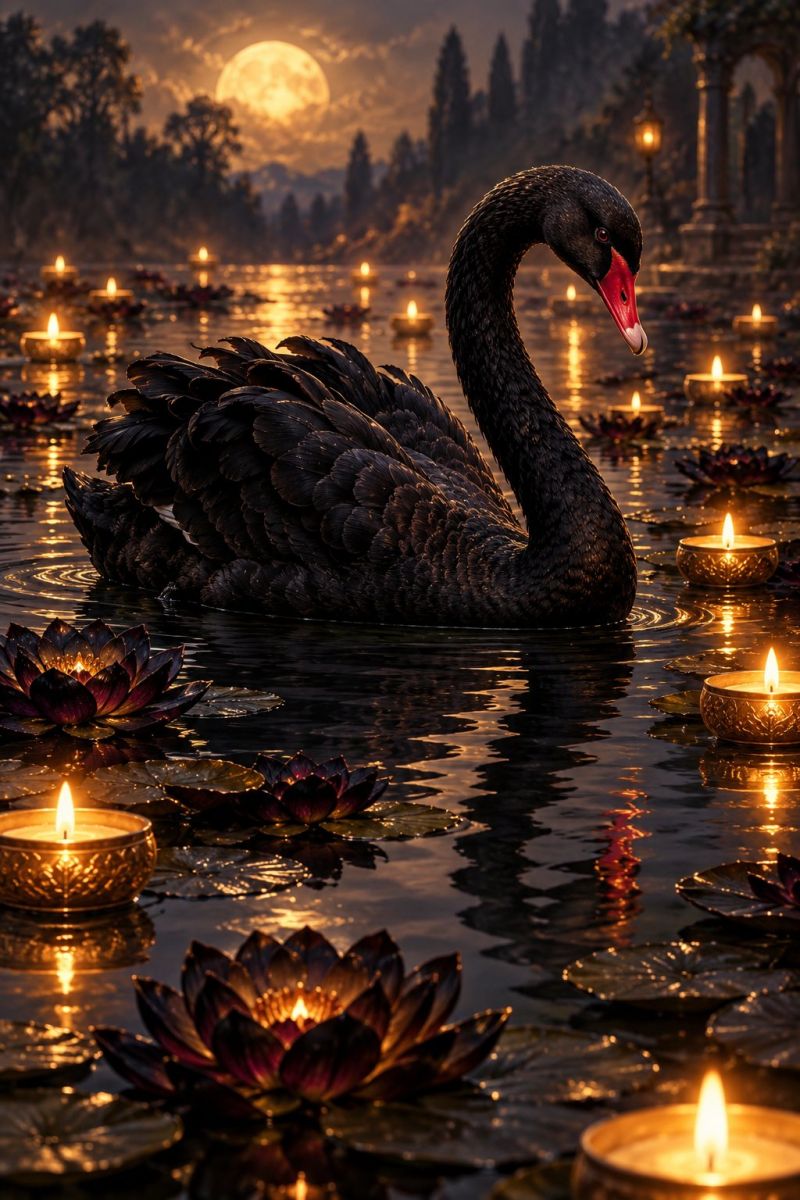Cygne noir bougies nenuphars image picture accurate picture amazing demonstrating the mischiefs wild of human activities on la cygne noir bougies nenuphars