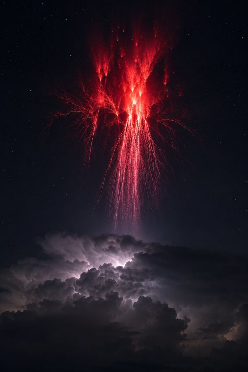 Sprite rouge dessus orage image picture accurate picture amazing demonstrating the mischiefs wild of human activities on la sprite rouge dessus l orage