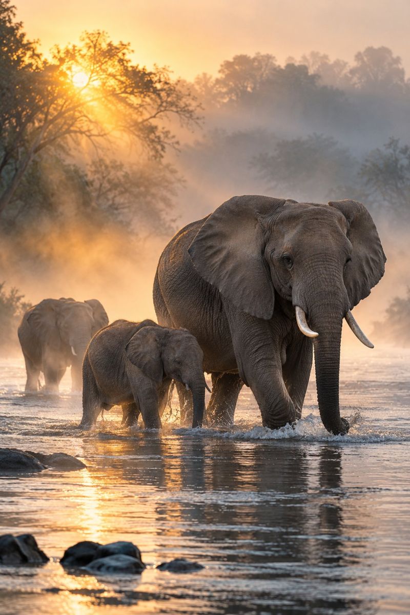 Traversee elephants aube image picture accurate picture amazing demonstrating the mischiefs wild of human activities on la traversee des elephants l aube