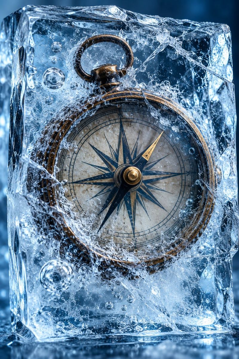 Boussole antique glace image picture photograph accurate picture amazing demonstrating the mischiefs wild of human activities on la boussole antique glace