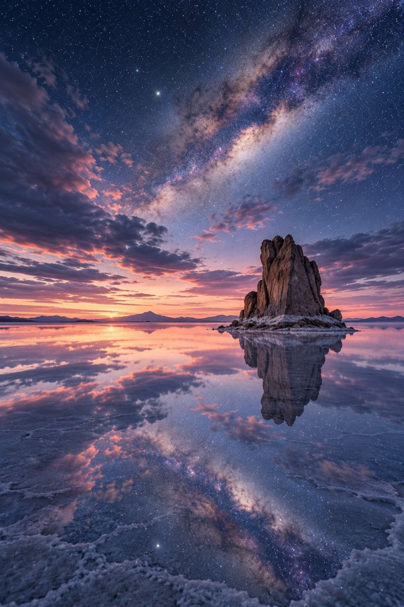Monolithe solitaire salar miroir image picture accurate picture amazing demonstrating the mischiefs wild of human activities on la monolithe solitaire salar miroir