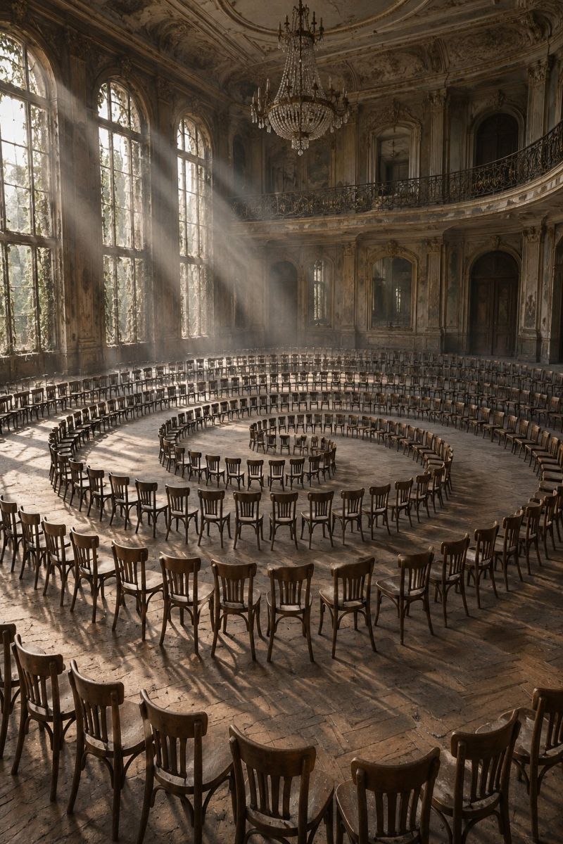 Spirale chaises oubliees image picture accurate picture amazing demonstrating the mischiefs wild of human activities on la spirale des chaises oubliees
