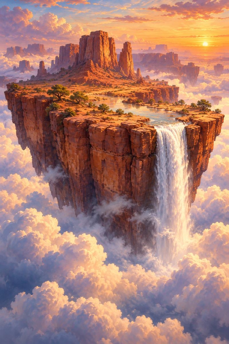 Plateau rouge flottant cascade celeste image accurate picture amazing demonstrating the mischiefs wild of human activities on la plateau rouge flottant cascade celeste