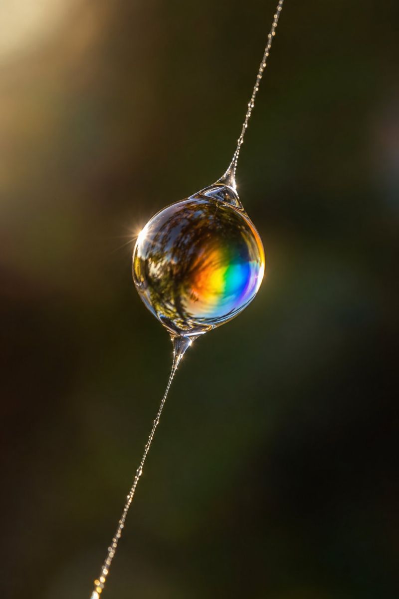 Goutte arc ciel fil araignee image picture accurate picture amazing demonstrating the mischiefs wild of human activities on la goutte arc ciel fil d araignee