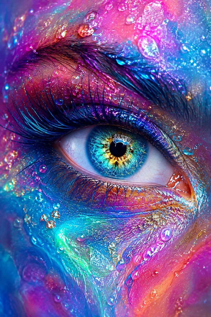 Oeil cosmique pigments irises image picture accurate picture amazing demonstrating the mischiefs wild of human activities on la oeil cosmique pigments irises