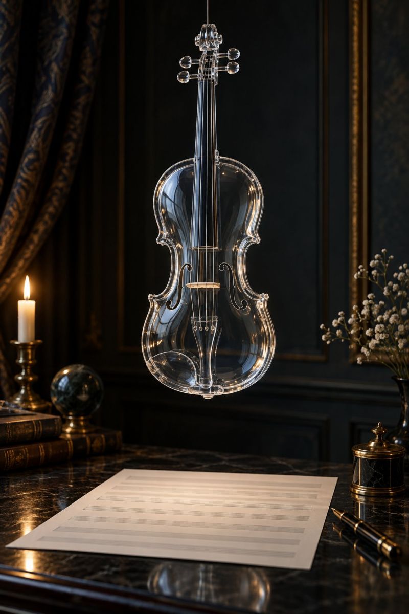 Violon verre suspendu image picture photograph accurate picture amazing demonstrating the mischiefs wild of human activities on la violon verre suspendu