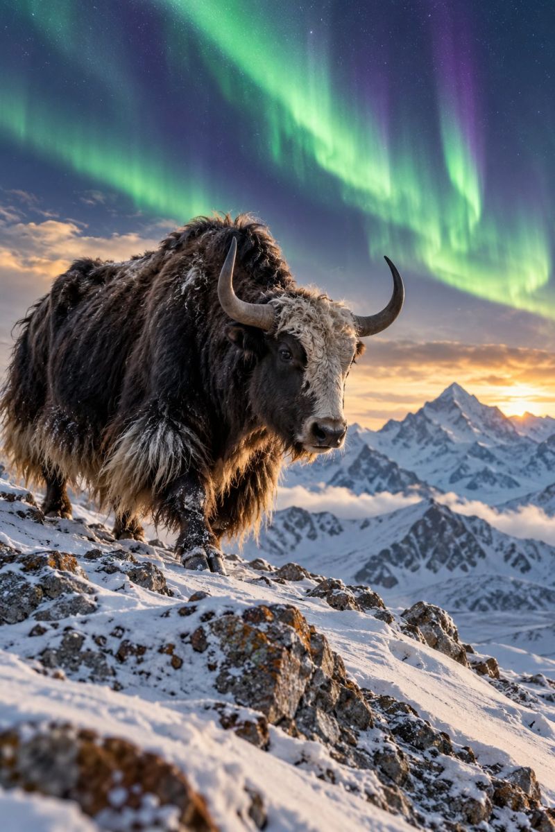 Yak sauvage aurores boreales image picture accurate picture amazing demonstrating the mischiefs wild of human activities on la yak sauvage aurores boreales