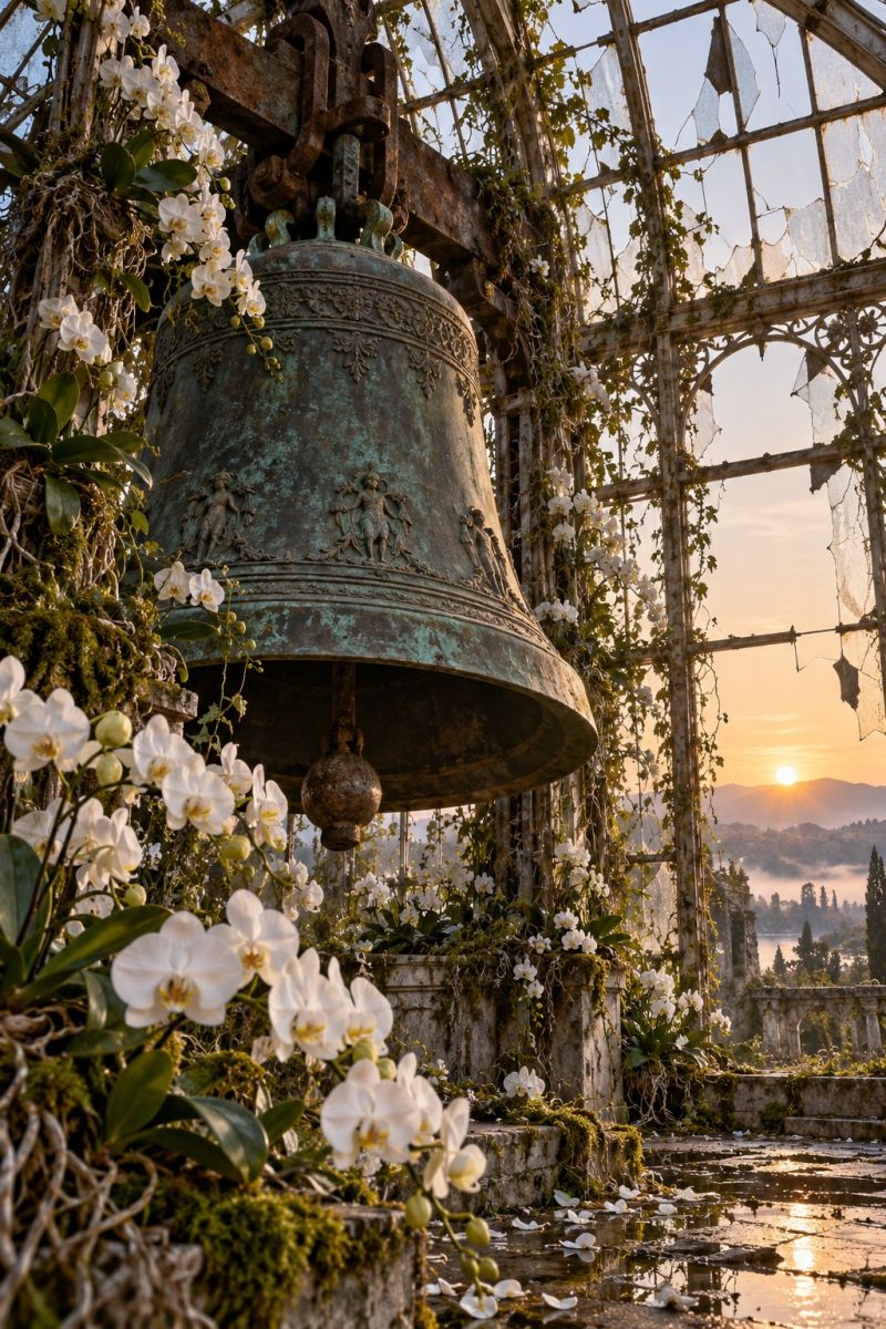 Cloche bronze parmi orchidees image picture accurate picture amazing demonstrating the mischiefs wild of human activities on la cloche bronze parmi orchidees