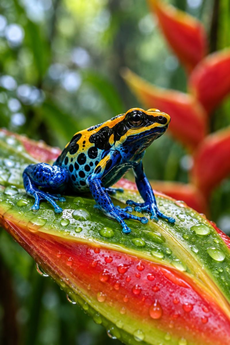 Grenouille joyau feuille heliconia image accurate picture amazing demonstrating the mischiefs wild of human activities on la grenouille joyau feuille d heliconia