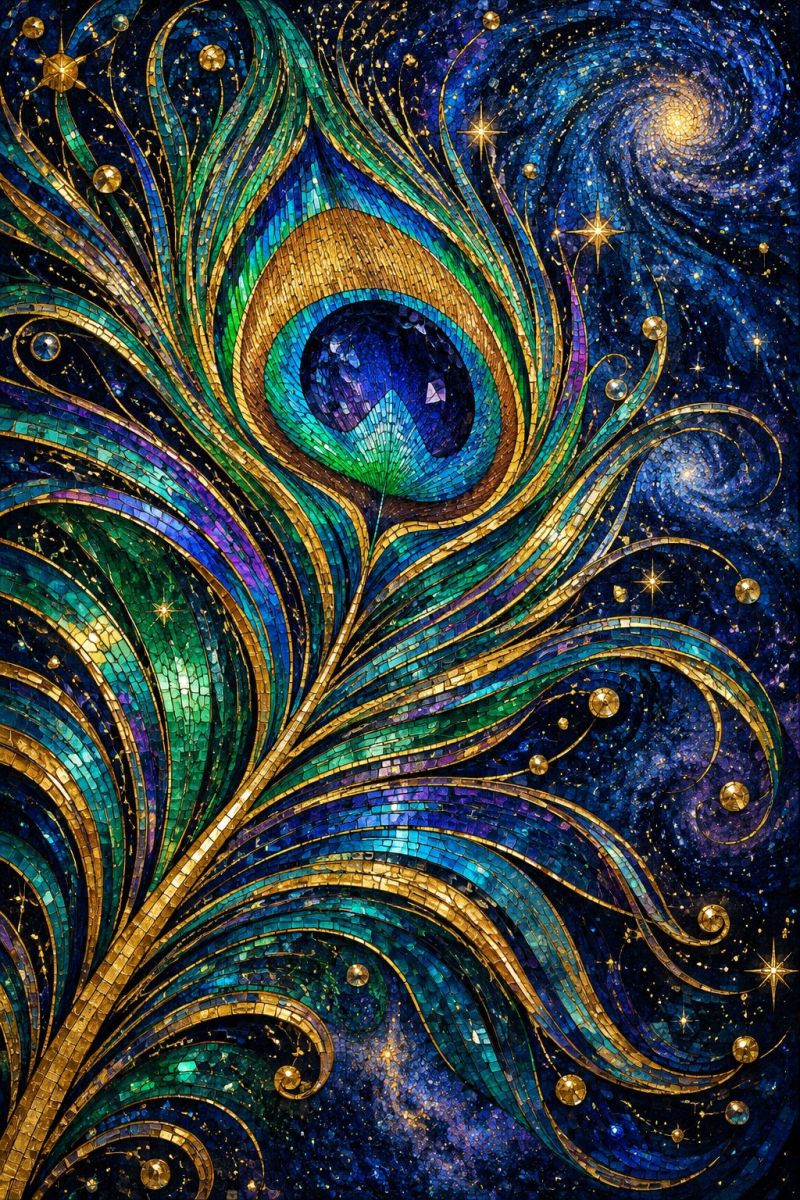 Plume paon galaxie mosaique image picture accurate picture amazing demonstrating the mischiefs wild of human activities on la plume paon galaxie mosaique