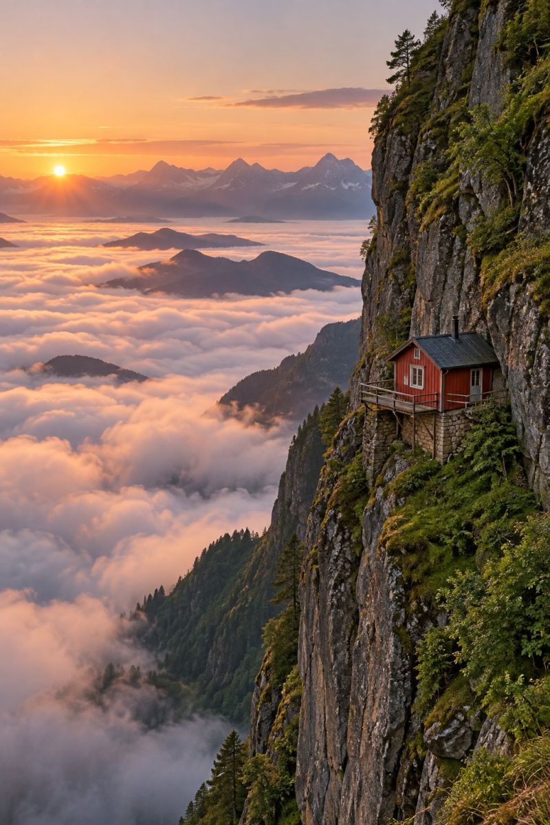 Cabane rouge dessus nuages image picture accurate picture amazing demonstrating the mischiefs wild of human activities on la cabane rouge dessus des nuages