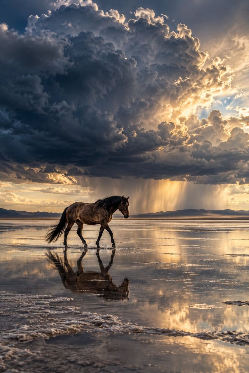 Cheval sauvage miroir sale image picture accurate picture amazing demonstrating the mischiefs wild of human activities on la cheval sauvage miroir sale