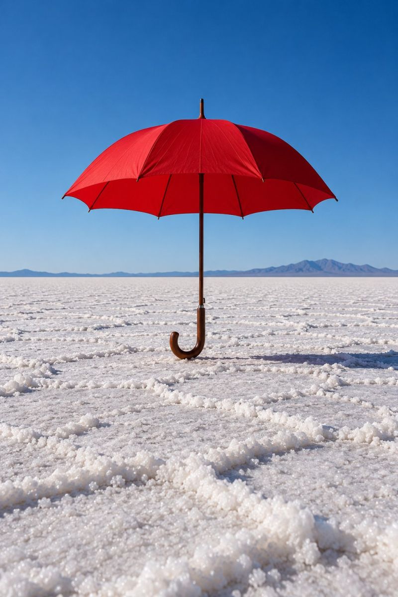 Parapluie rouge desert sel image picture accurate picture amazing demonstrating the mischiefs wild of human activities on la parapluie rouge desert sel