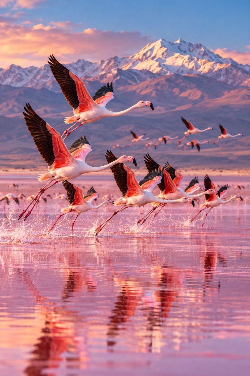 Envol flamants lagune rose image picture accurate picture amazing demonstrating the mischiefs wild of human activities on la envol flamants lagune rose