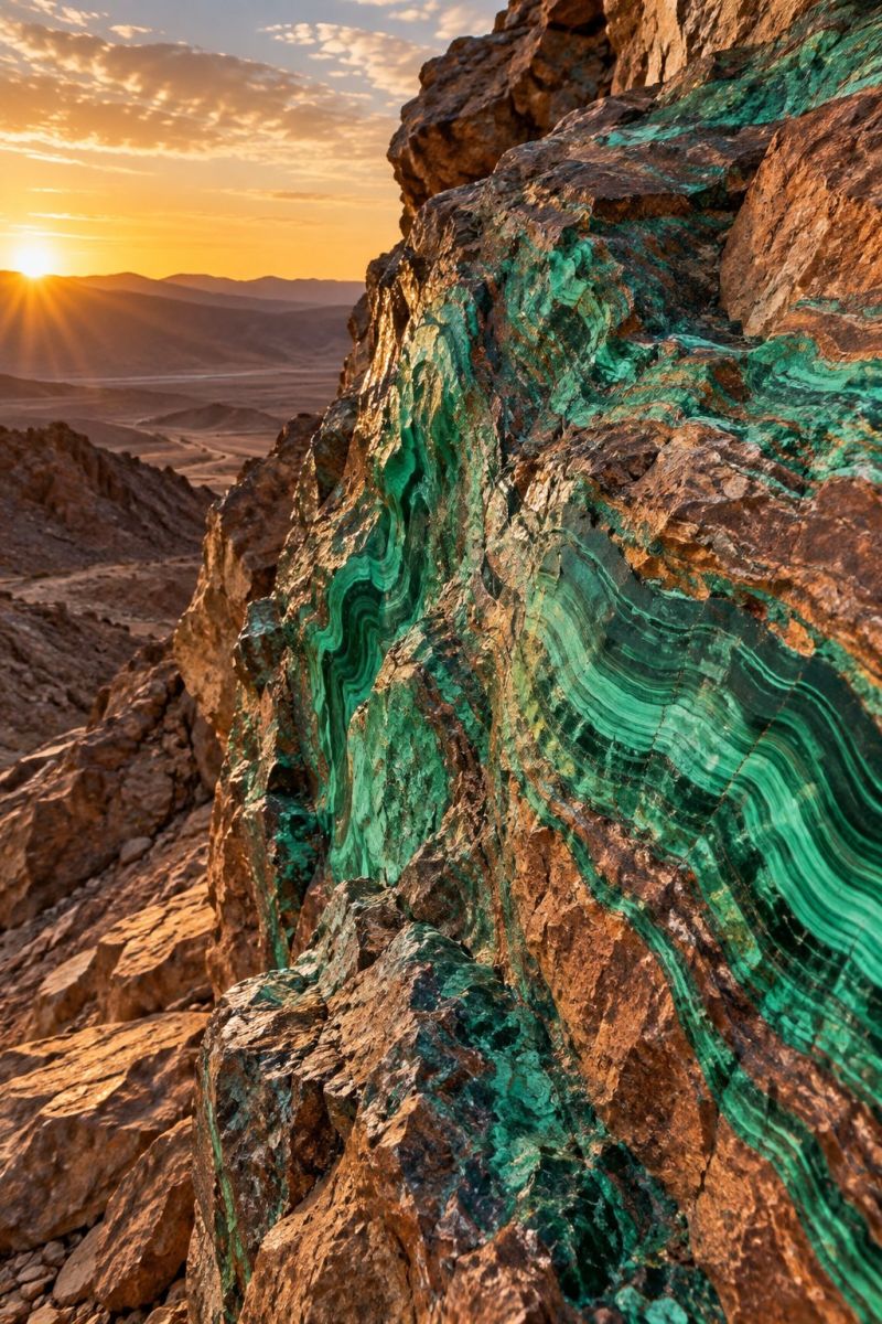 Affleurement malachite cuivre desertique accurate picture amazing demonstrating the mischiefs wild of human activities on la affleurement malachite cuivre desertique