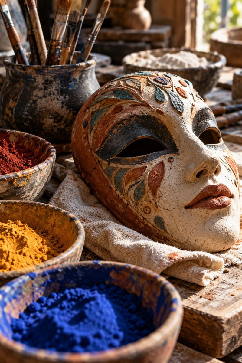 Masque ceramique parmi pigments image picture accurate picture amazing demonstrating the mischiefs wild of human activities on la masque ceramique parmi pigments