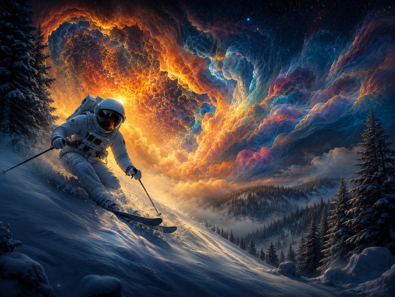 Skieur astronaute nebuleuse image picture accurate picture amazing demonstrating the mischiefs wild of human activities on la skieur astronaute nebuleuse