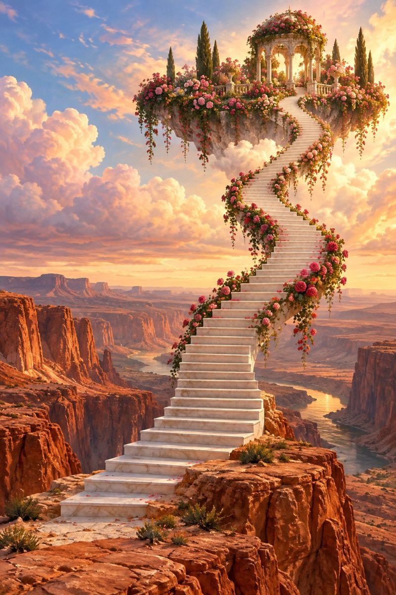 Escalier blanc vers jardin roses image accurate picture amazing demonstrating the mischiefs wild of human activities on la l escalier blanc vers jardin roses