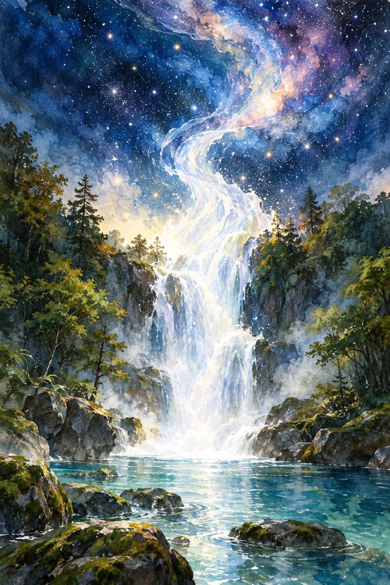 Cascade ascendante etoiles image picture accurate picture amazing demonstrating the mischiefs wild of human activities on la cascade ascendante etoiles