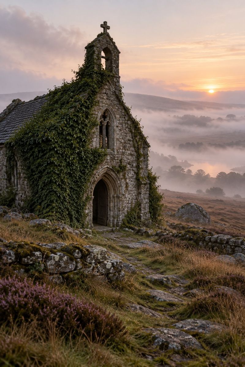 Chapelle oubliee brume image picture photograph accurate picture amazing demonstrating the mischiefs wild of human activities on la chapelle oubliee brume