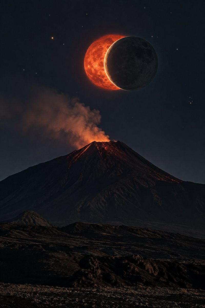 Geante rouge occultee dessus volcan noir accurate picture amazing demonstrating the mischiefs wild of human activities on la geante rouge occultee dessus d volcan noir
