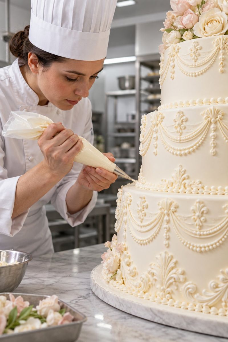 Chef patissier decorant gateau geant image accurate picture amazing demonstrating the mischiefs wild of human activities on la chef patissier decorant gateau geant