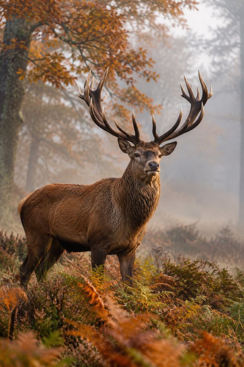 Cerf rouge brume image picture photograph accurate picture amazing demonstrating the mischiefs wild of human activities on la cerf rouge brume