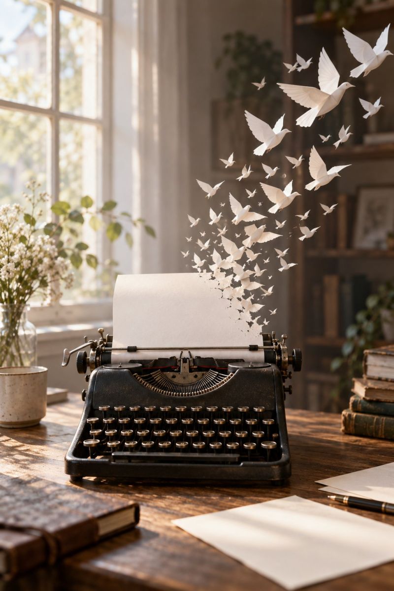 Machine ecrire oiseaux papier image picture accurate picture amazing demonstrating the mischiefs wild of human activities on la machine ecrire oiseaux papier