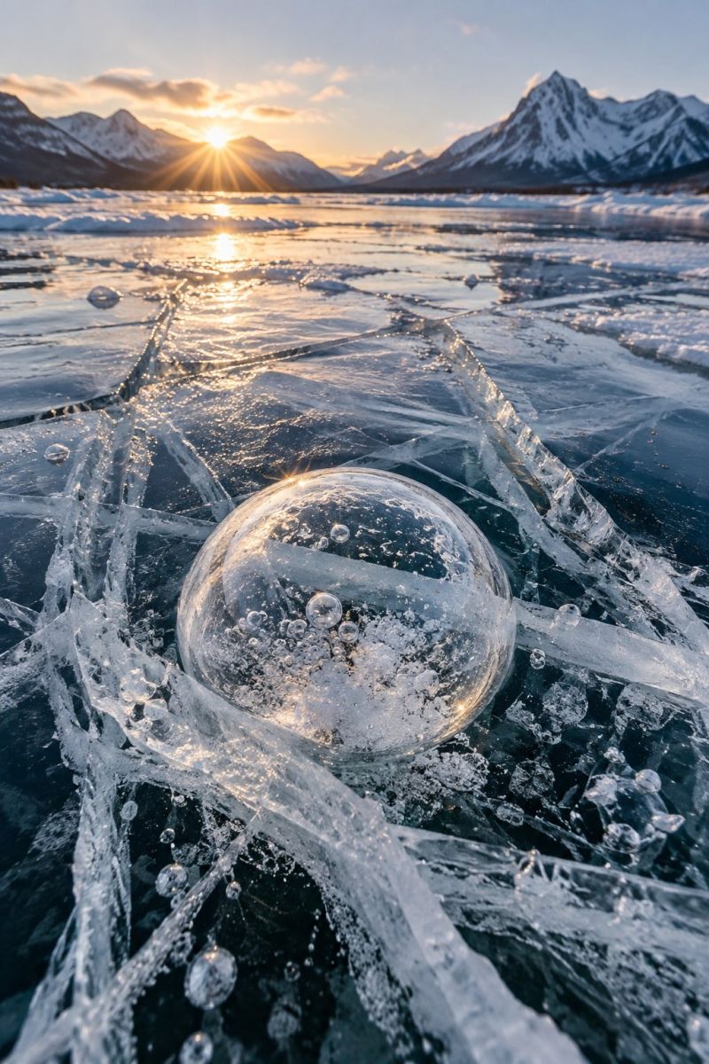 Bulle air glace givree image picture photograph accurate picture amazing demonstrating the mischiefs wild of human activities on la bulle d air glace givree