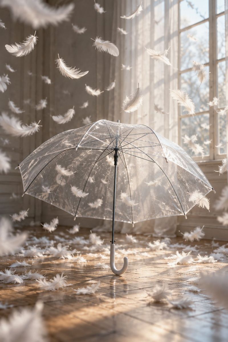 Parapluie transparent parmi plumes image accurate picture amazing demonstrating the mischiefs wild of human activities on la parapluie transparent parmi plumes