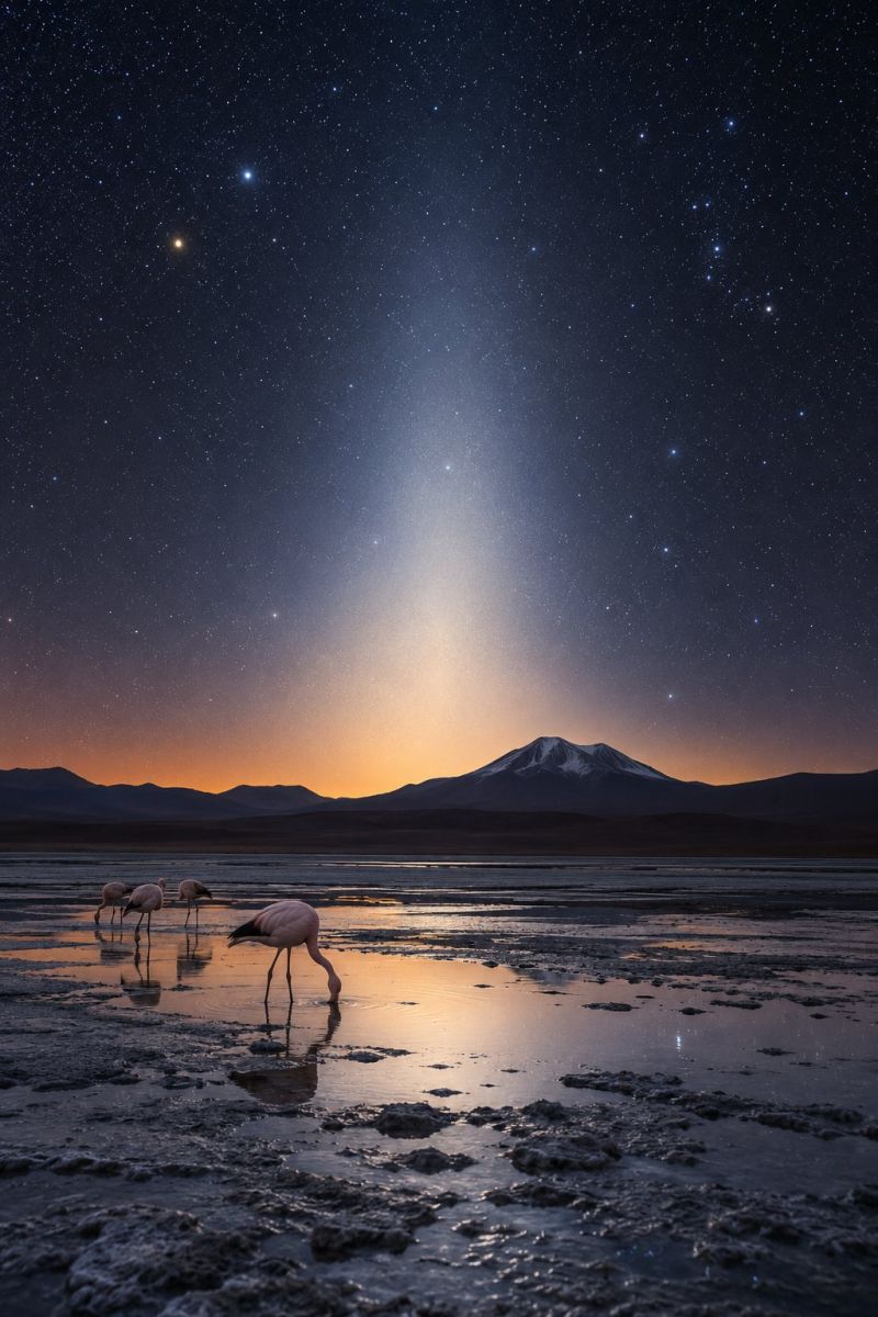 Lueur zodiacale salar andin image picture accurate picture amazing demonstrating the mischiefs wild of human activities on la lueur zodiacale salar andin