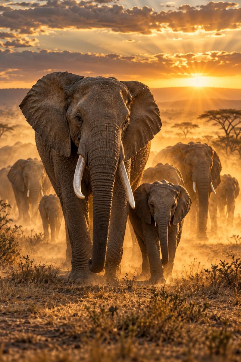 Elephants poussiere doree image picture photograph accurate picture amazing demonstrating the mischiefs wild of human activities on la elephants poussiere doree