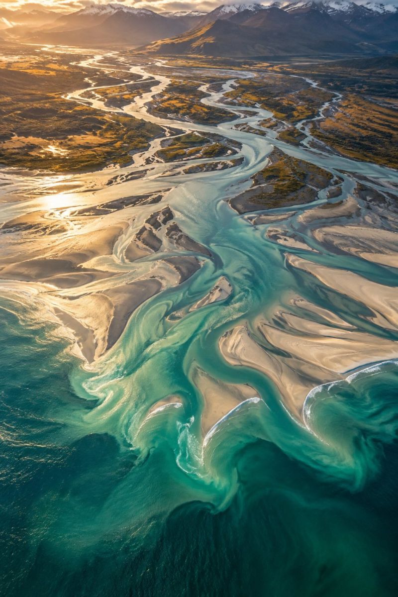 Delta tresse mer emeraude image picture photograph accurate picture amazing demonstrating the mischiefs wild of human activities on la delta tresse mer emeraude