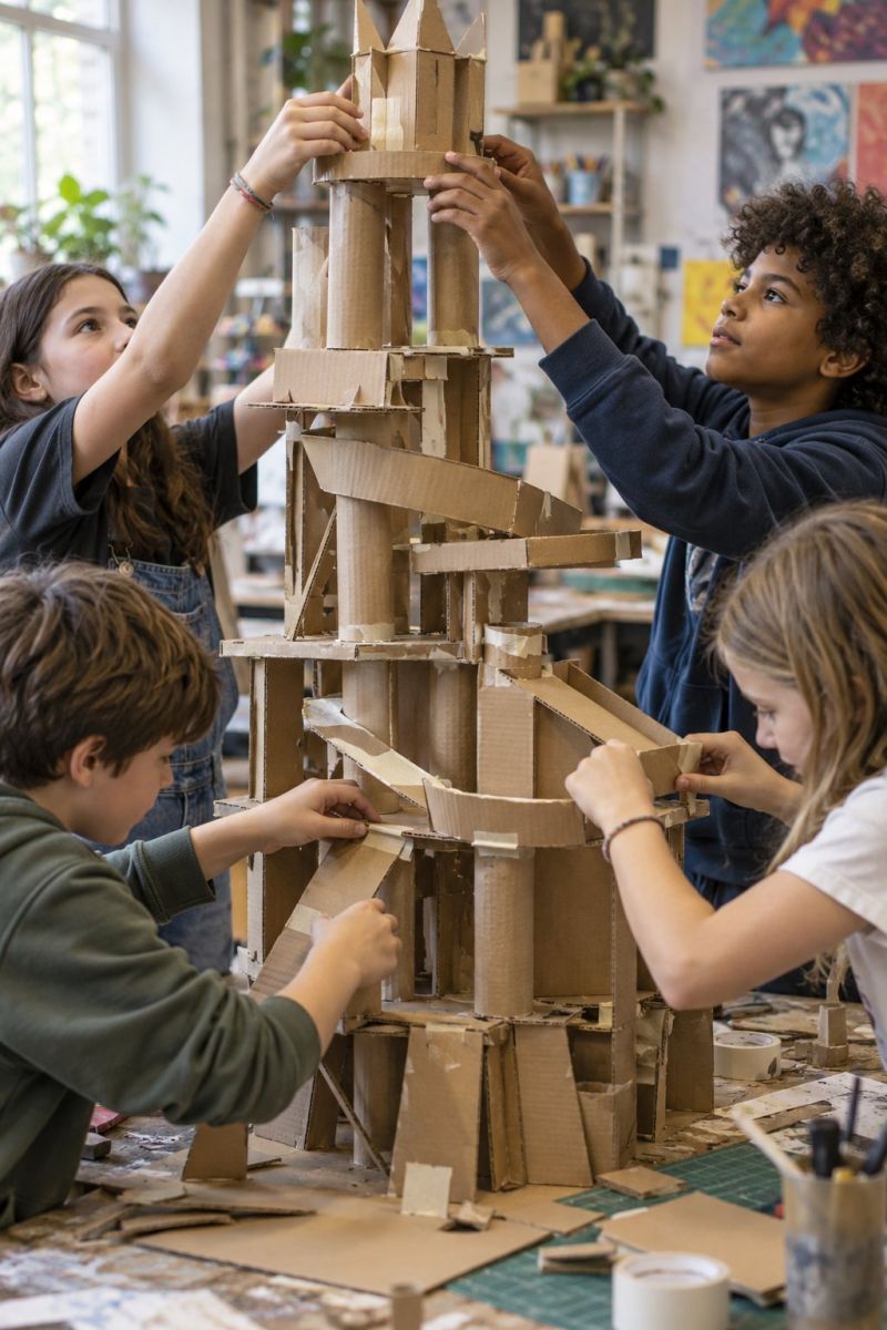 Sculpture carton prend forme image picture accurate picture amazing demonstrating the mischiefs wild of human activities on la sculpture carton prend forme