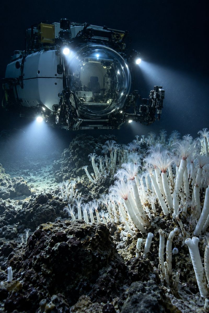 Submersible abyssal parmi vers tubicoles accurate picture amazing demonstrating the mischiefs wild of human activities on la submersible abyssal parmi vers tubicoles